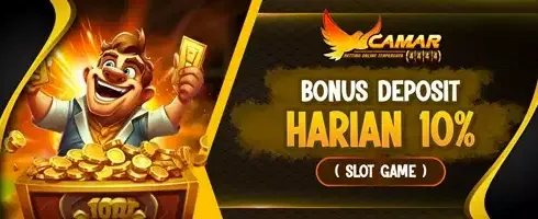 Bonus Deposit Harian 10% Hingga Rp100.000 promotional banner